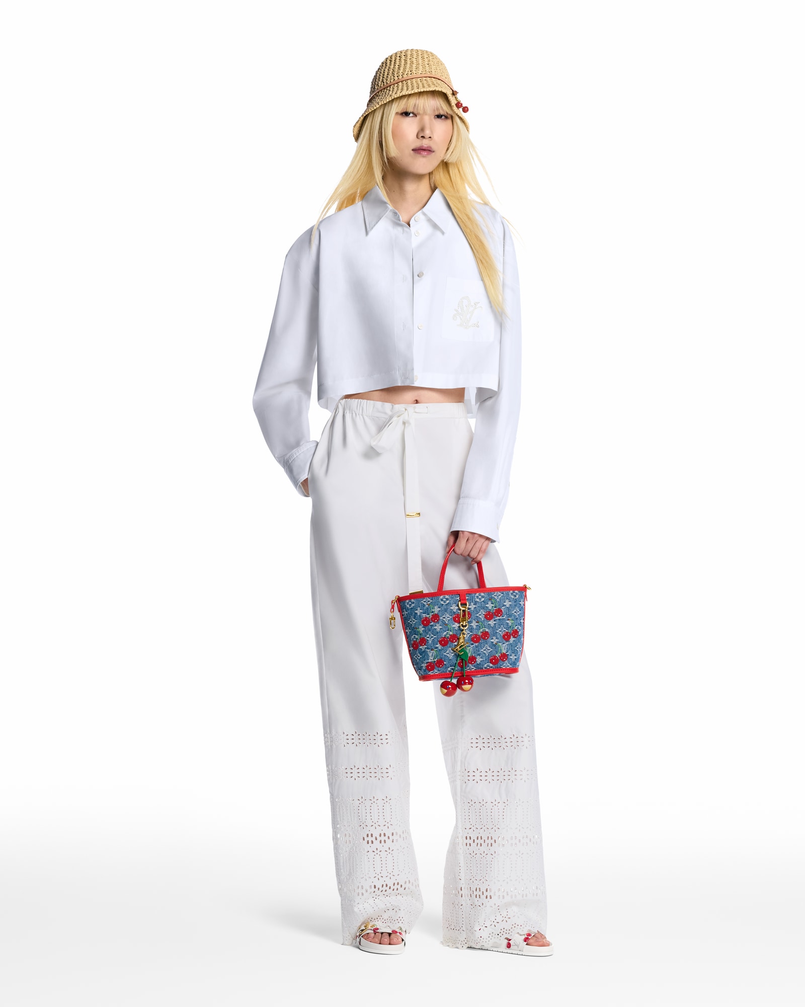 LV × TM ネヴァーフル・インサイドアウト BB モノグラム・デニム｜ルイ